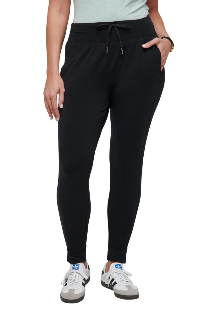 TravisMathew Cloud Terry Drawstring Joggers in Black Cover