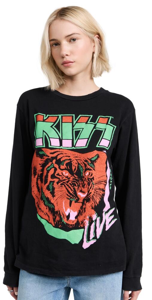 MADEWORN ROCK Kiss 1984 Tee Coal Cover