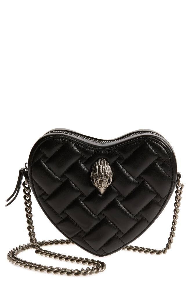 Kurt Geiger London Kensington Heart Crossbody Bag in Black Cover