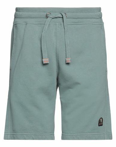 Parajumpers Man Shorts & Bermuda Shorts Sage green Cotton Cover