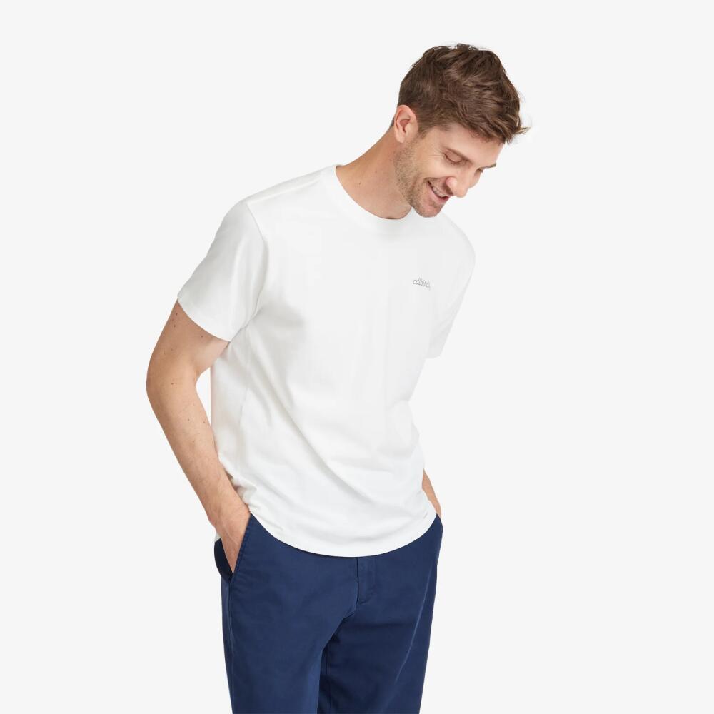 Allbirds Men's Organic Cotton Tee, Logo - Blizzard Cover