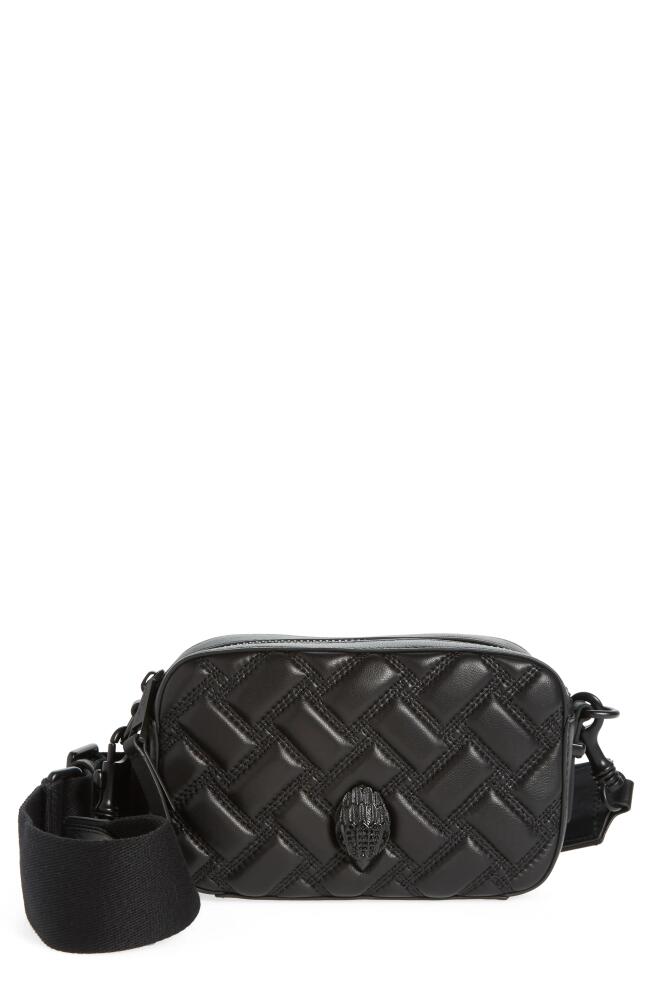 Kurt Geiger London Kensington Small Leather Camera Bag in Black Cover