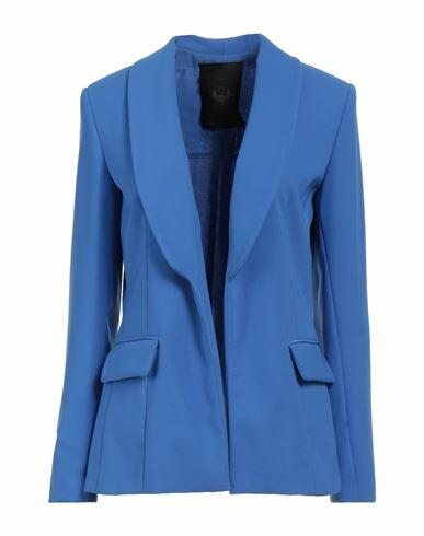 Frankie Morello Woman Blazer Blue Polyester Cover