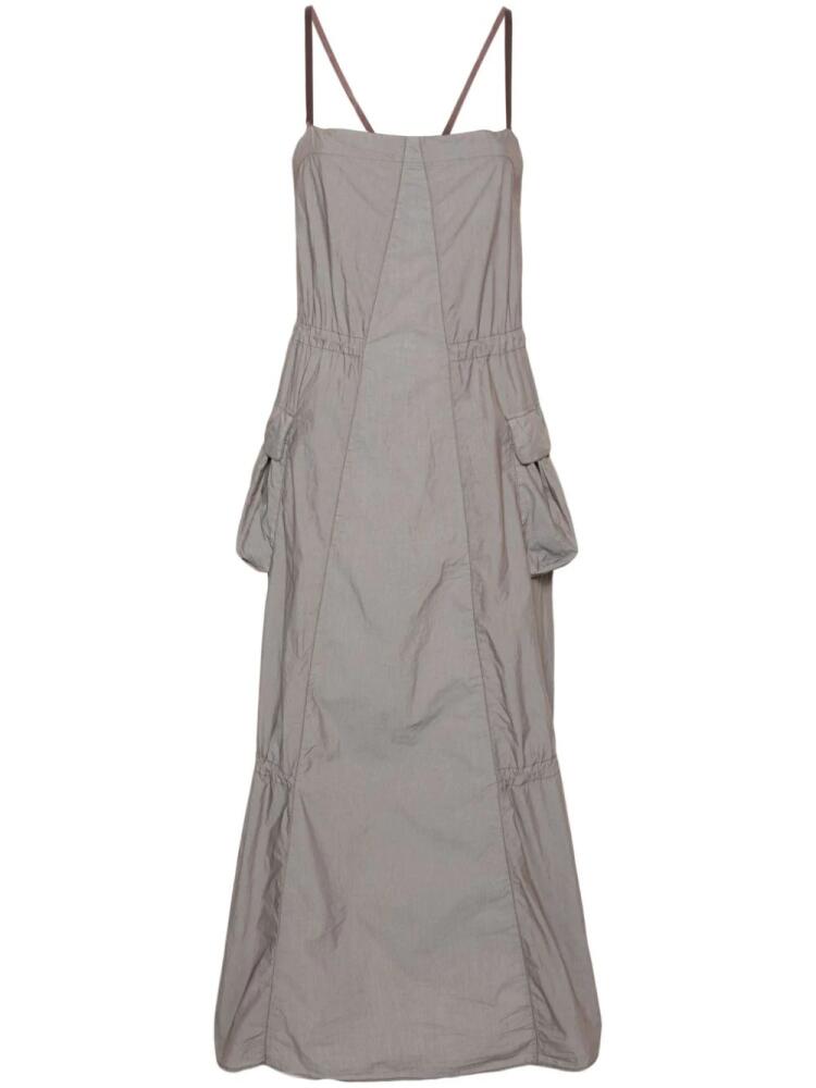 OUR LEGACY Parachute poplin dress - Grey Cover