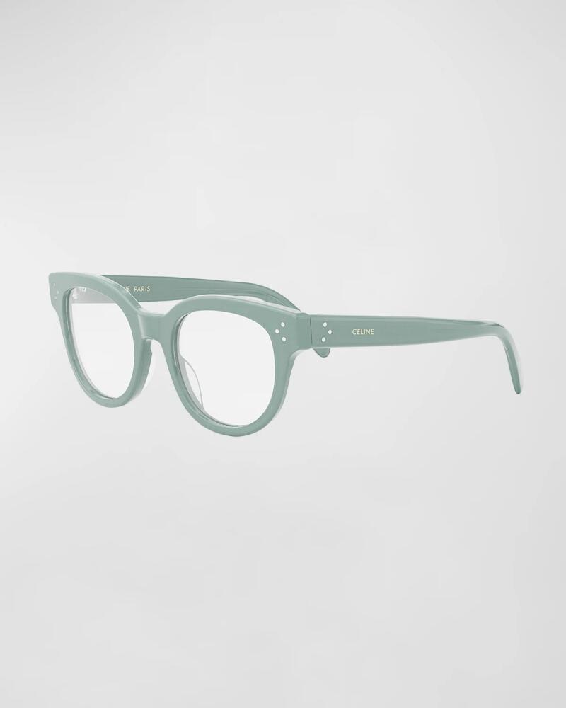 Celine Bold 3 Dots Acetate Round Glasses Cover