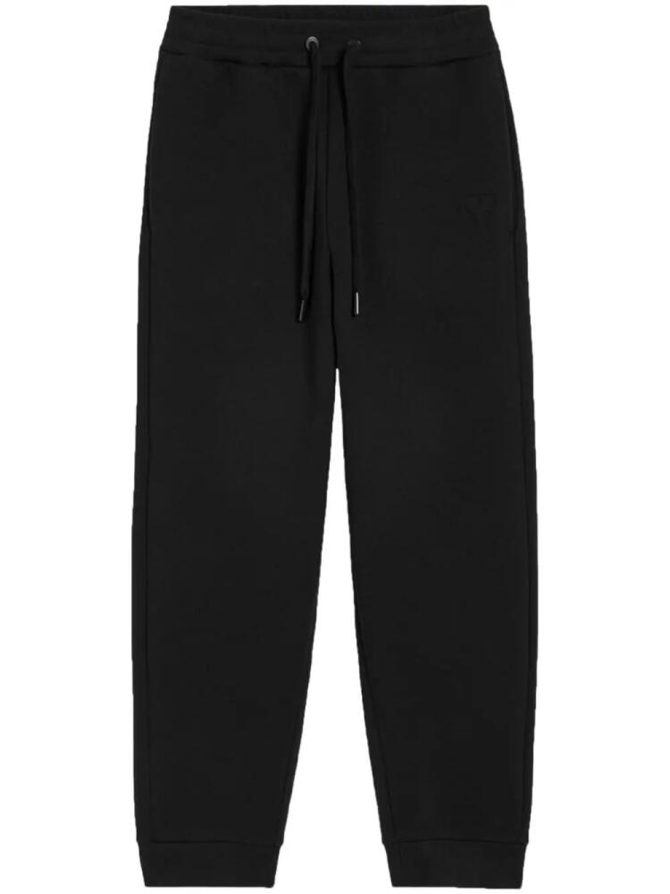 AMI Paris Ami de Coeur cotton-blend trousers - Black Cover