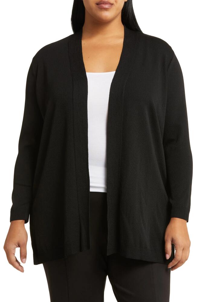 Jones New York Icon Open Front Sweater in Jones Black Cover