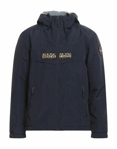 Napapijri Man Jacket Midnight blue Polyamide Cover