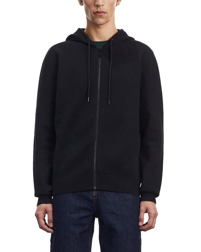 The Kooples Logo Jacquard Classic Fit Full Zip Hoodie Cover