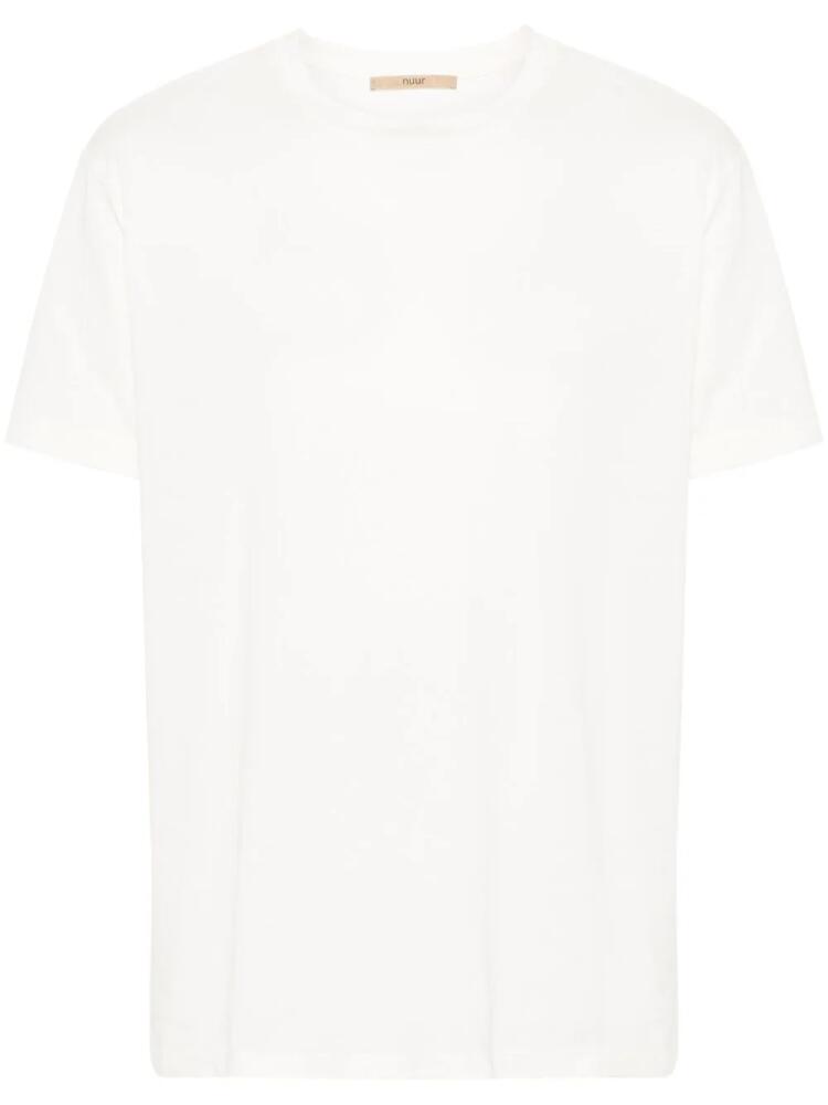 Nuur short-sleeve cotton T-shirt - Neutrals Cover