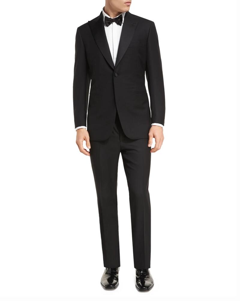 Brioni Two-Piece Wool Tuxedo Suit Cover