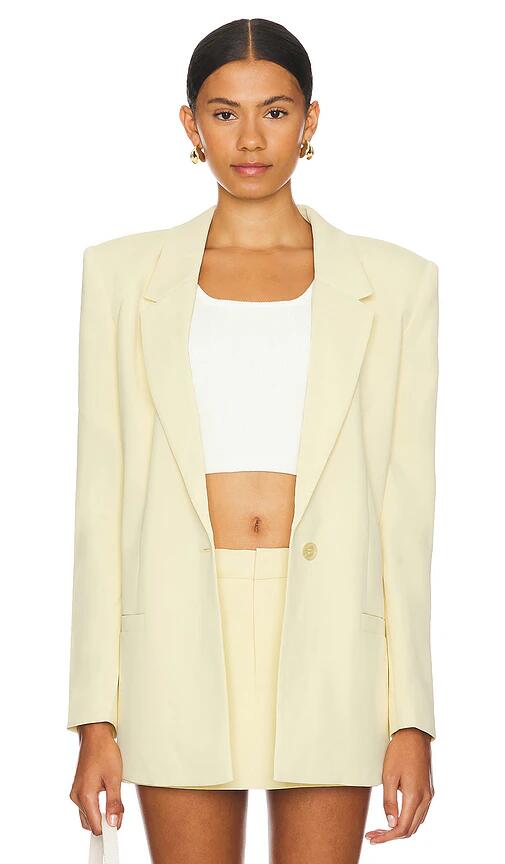 SER.O.YA Prudence Blazer in Yellow Cover