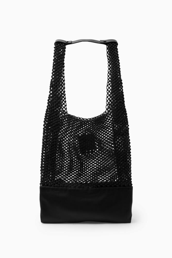 COS HAND-WOVEN TOTE - LEATHER Cover