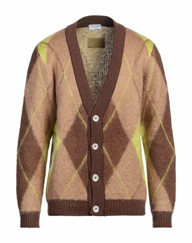 Family First Milano Man Cardigan Camel Mohair wool, Polyamide, Acrylic Cover