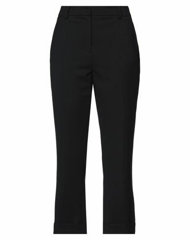 Patrizia Pepe Woman Pants Black Polyester, Virgin Wool, Elastane Cover