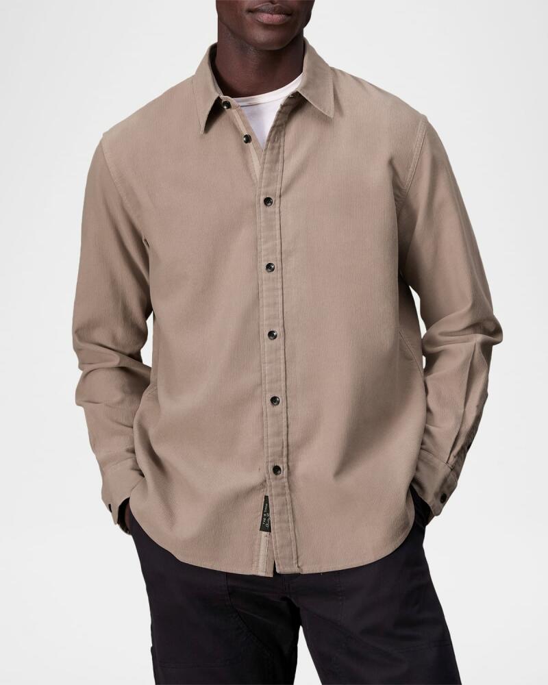 Rag & Bone Men's Finch Corduroy Button-Down Shirt Cover