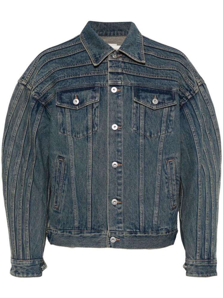 Feng Chen Wang deconstructed denim jacket - Blue Cover