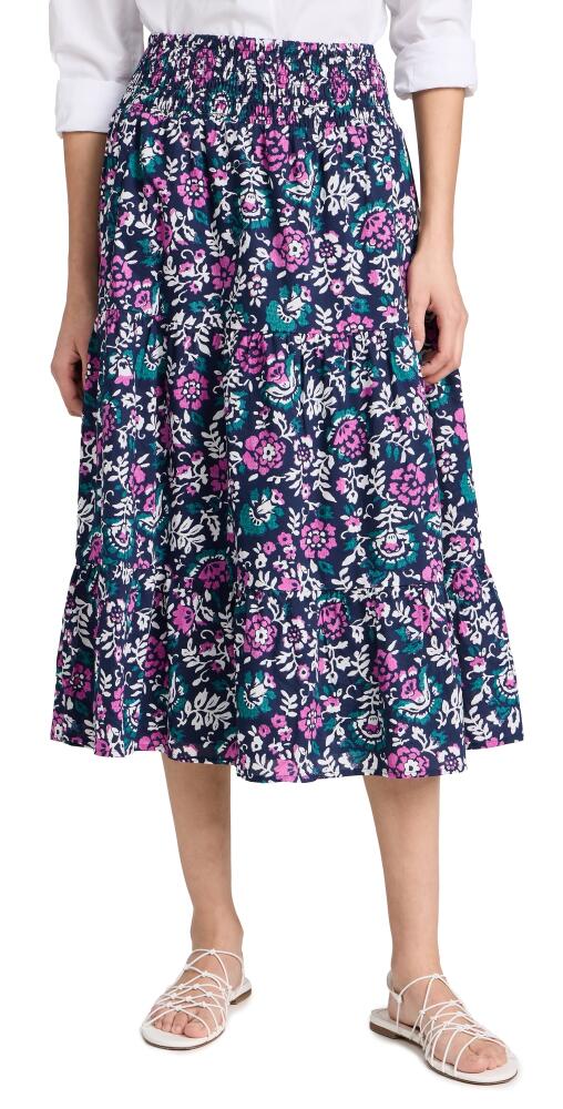 RAILS Edina Skirt Woodblock Floral Cover