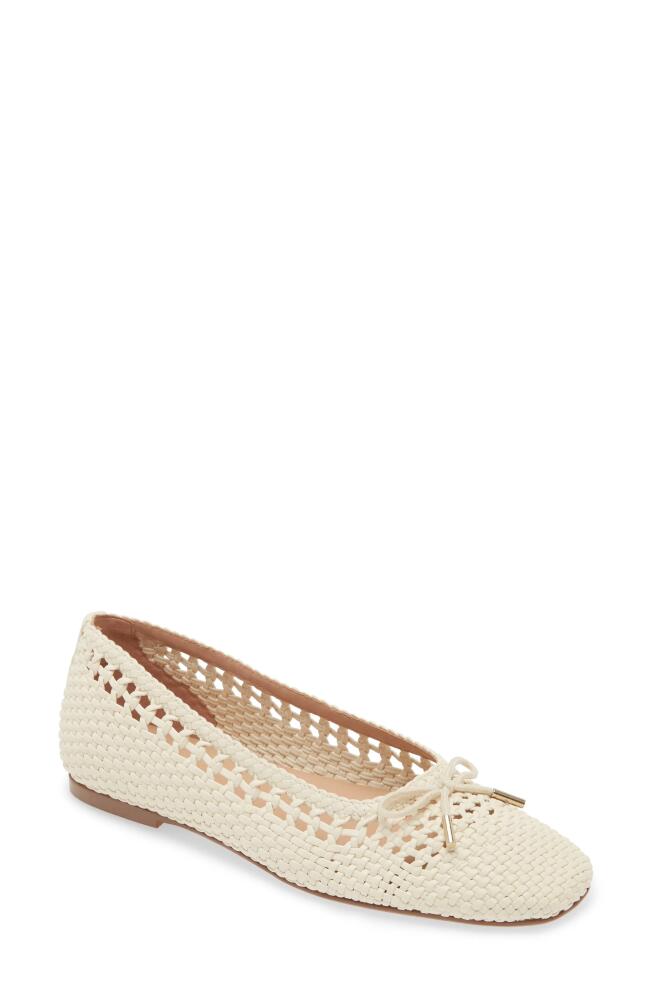 Nordstrom Elsie Weave Ballet Flat in Ivory Vanilla Cover