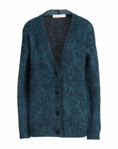 Tela Woman Cardigan Deep jade Mohair wool, Polyamide, Wool, Acetate Cover