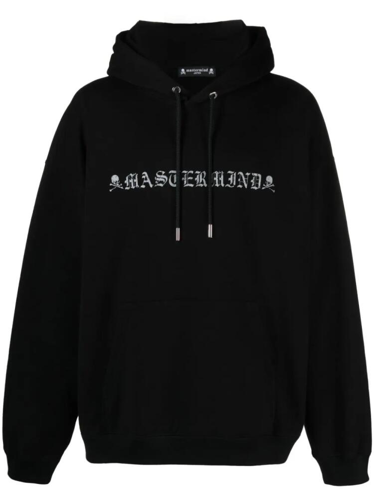 Mastermind Japan skull-print cotton hoodie - Black Cover