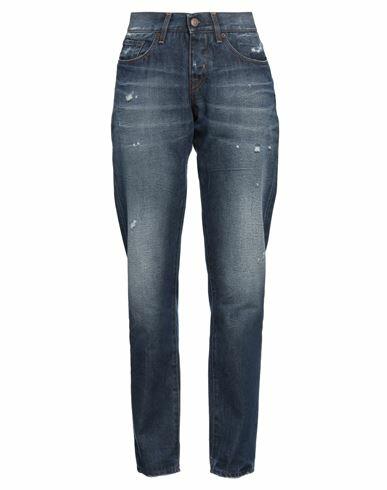 2w2m Woman Jeans Blue Cotton Cover