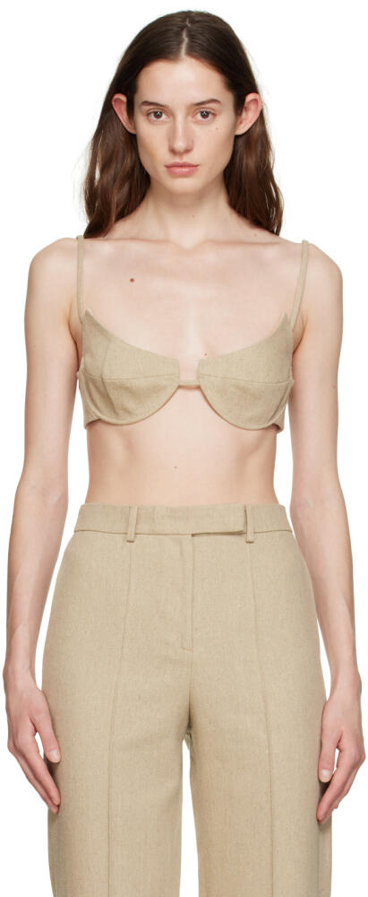 Aya Muse Beige Albo Bra Cover