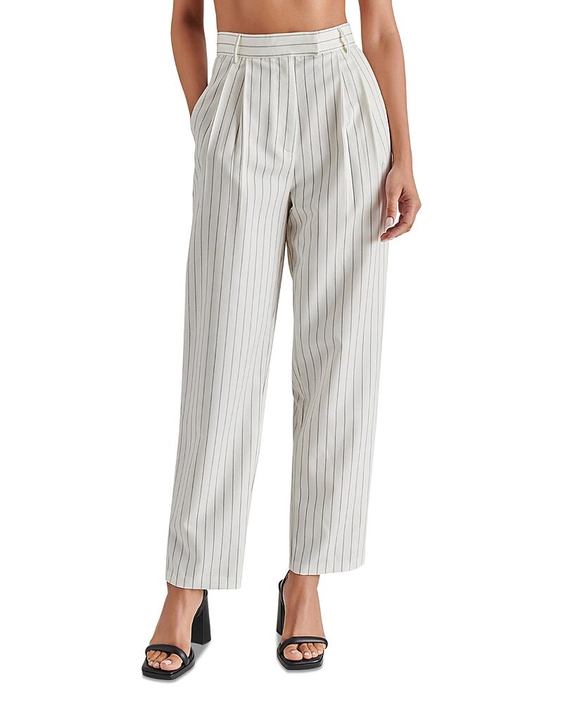 Steve Madden Rumi High Rise Striped Pants Cover