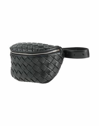 Bottega Veneta Woman Belt bag Black Leather Cover