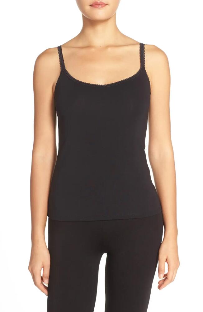 On Gossamer Reversible Stretch Cotton Camisole in Black Cover