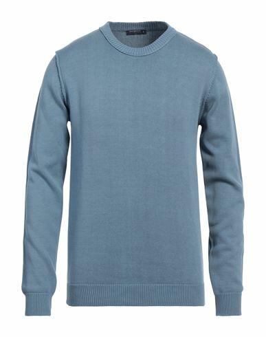 Avignon Man Sweater Pastel blue Cotton Cover