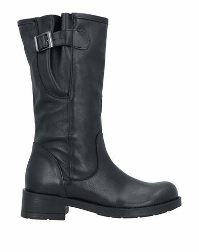 Tsd12 Woman Boot Black Soft Leather Cover