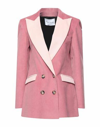 Hebe Studio Woman Blazer Pastel pink Cotton, Elastane Cover