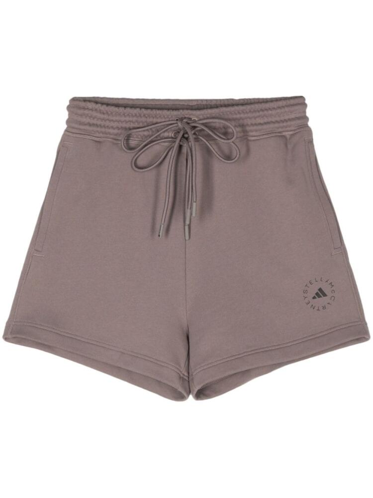 adidas by Stella McCartney Terry organic cotton shorts - Grey Cover