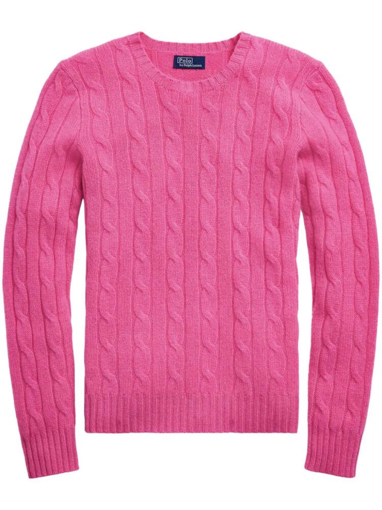 Polo Ralph Lauren cable-knit cashmere jumper - Pink Cover