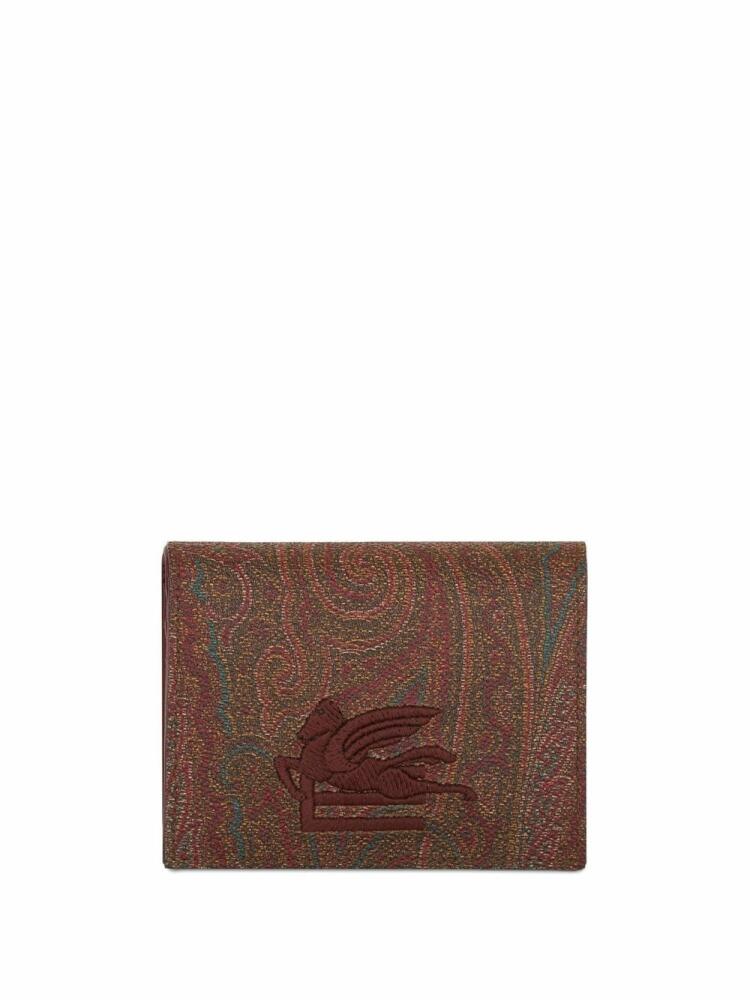 ETRO paisley-print bi-fold cardholder - Red Cover