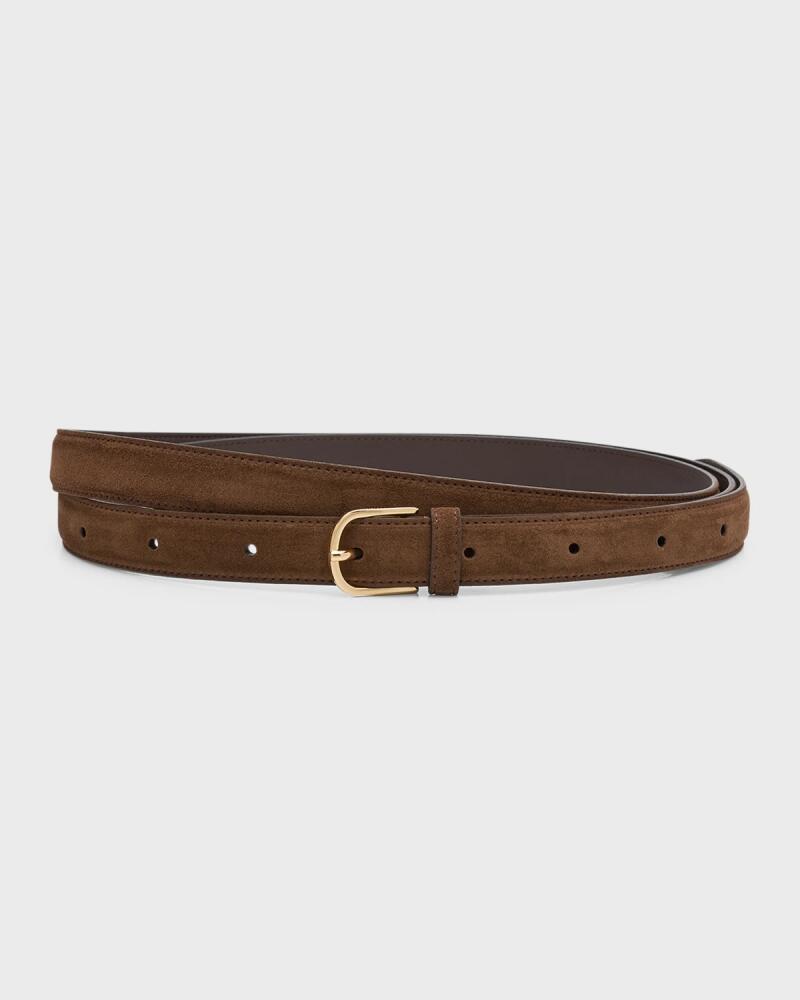 Toteme Suede & Leather Wrap Belt Cover