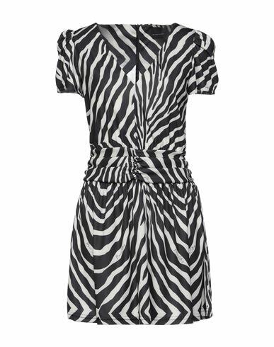 Marc Ellis Woman Mini dress Black Polyester, Elastane Cover