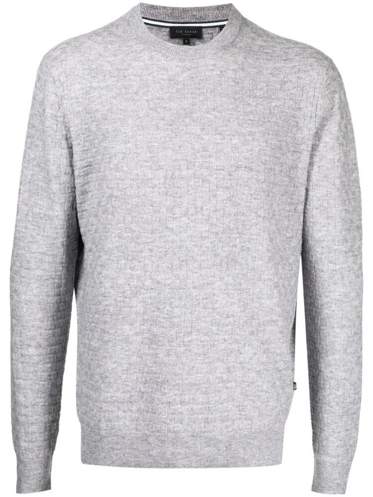 Ted Baker Lentic textured jumper - Grey Cover