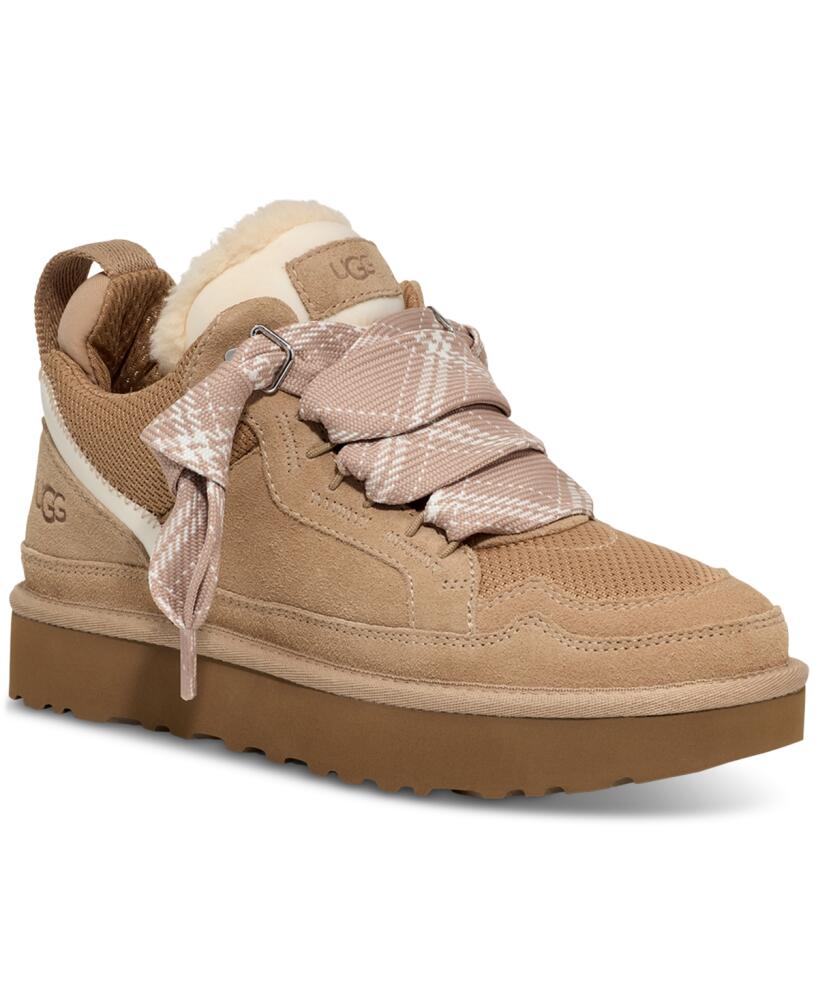 Ugg Women's Lowmel Lace-Up Sneaker Booties - Sand Cover