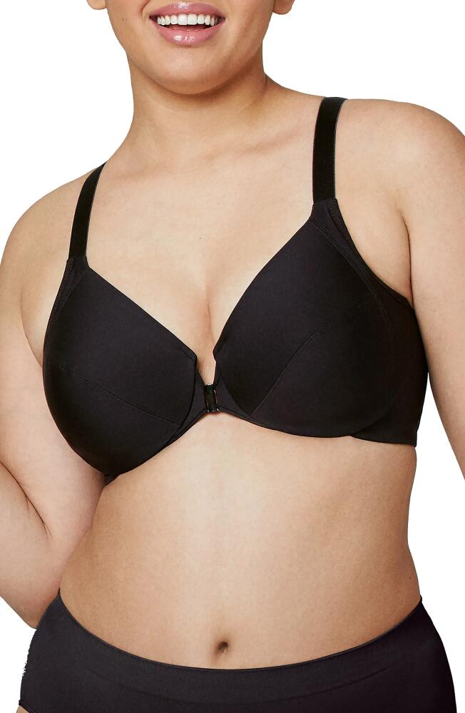 Glamorise WonderWire Front Close Smoothing Underwire Bra in Black Cover