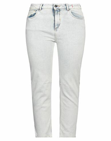 My Twin Twinset Woman Jeans Blue Cotton, Elastane Cover