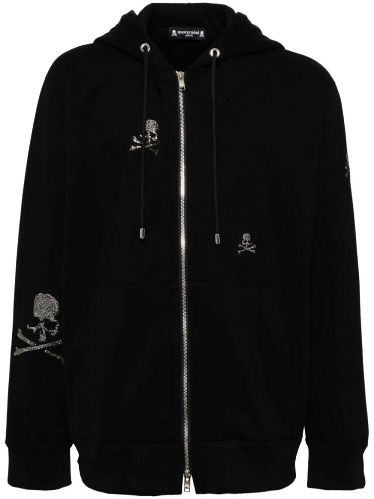 Mastermind Japan crystal-embellished hooded jacket - Black Cover