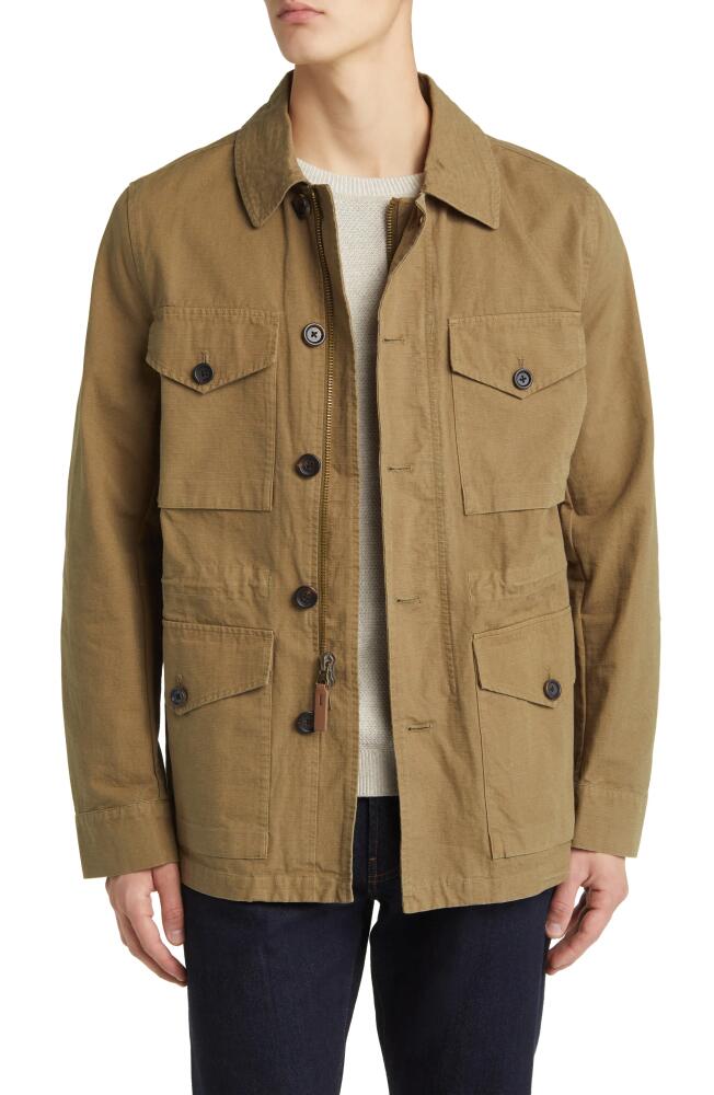 Brooks Brothers Out Four-Pocket Ripstop Jacket in Burnt Olive Cover