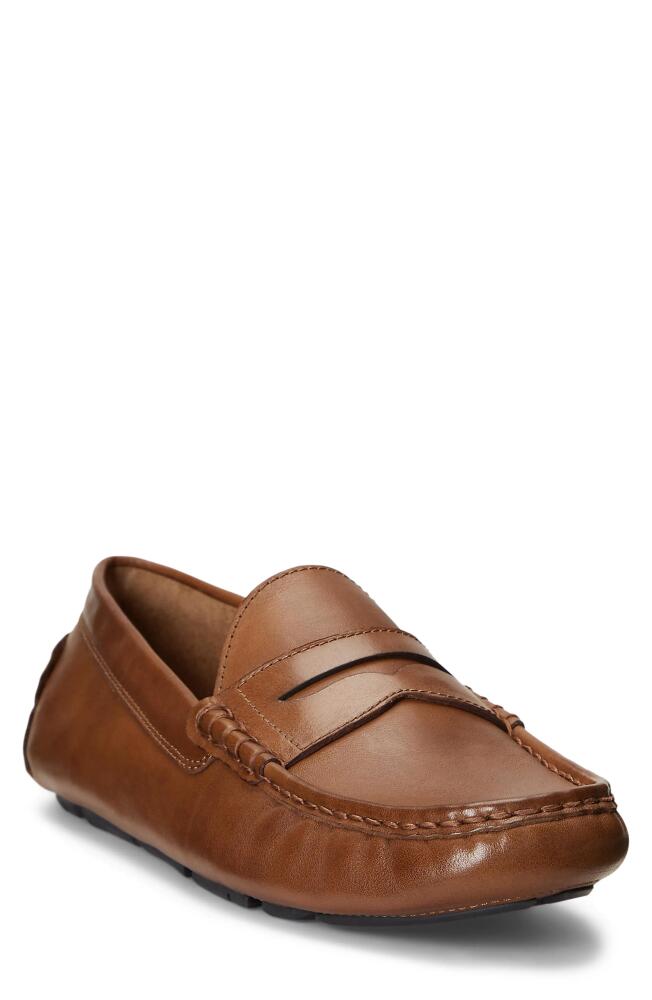 Polo Ralph Lauren Anders Penny Driver Loafer in Cognac Cover