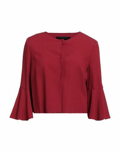 Seventy Sergio Tegon Woman Blazer Burgundy Acetate, Viscose Cover