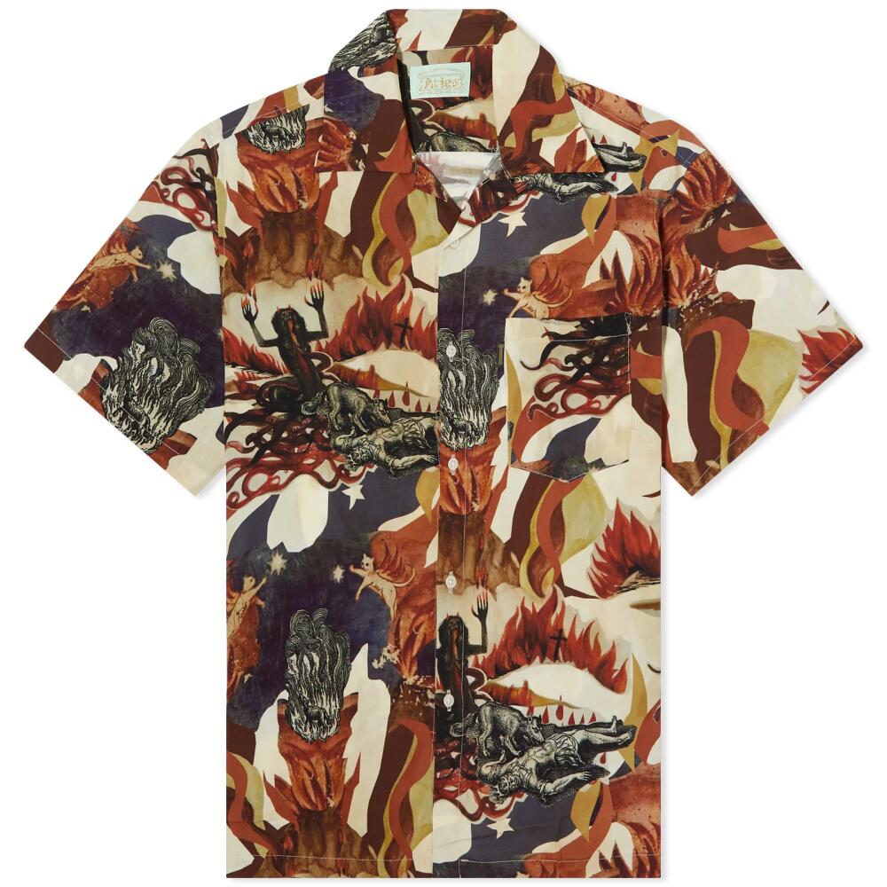 Aries Women's Cannibal Apocalypse Hawaiian Shirt in Multi Cover