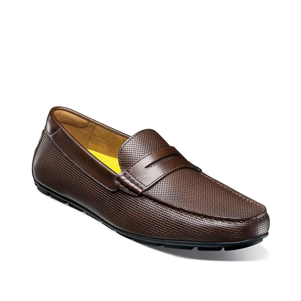 Florsheim Wide Width Motor Penny Driving Loafer | Men's | Dark Brown Cover