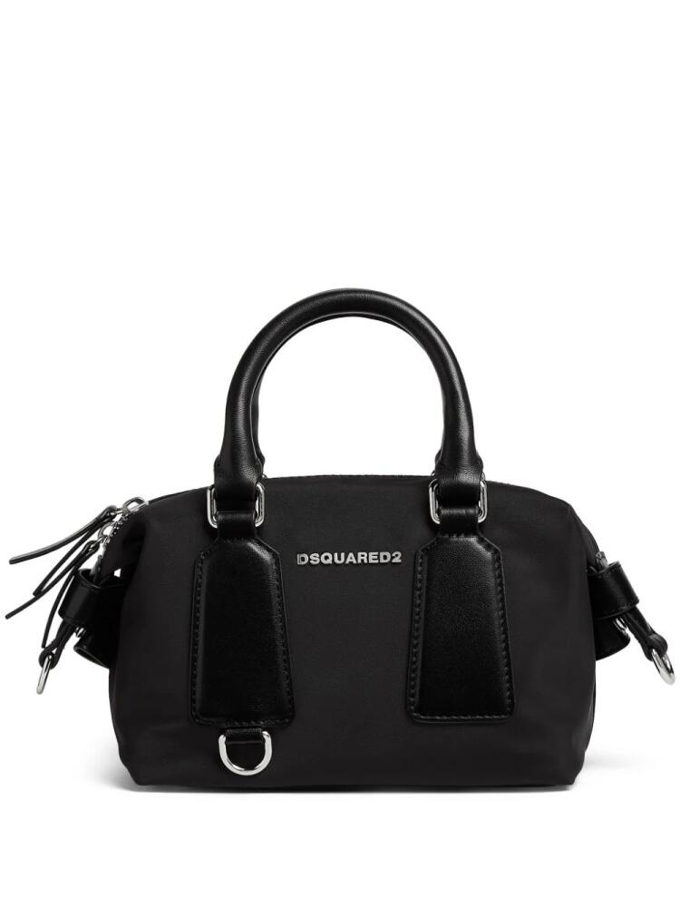 DSQUARED2 logo-plaque tote bag - Black Cover