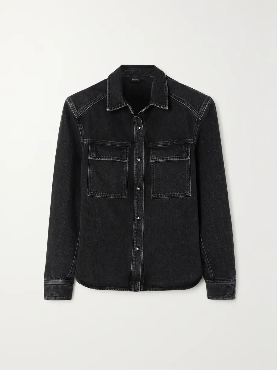 GOLDSIGN - The Frey Denim Shirt - Black Cover